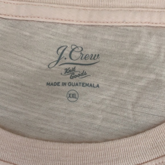 NWT- J.Crew Pink Vintage Cotton T-Shirt - Picture 6 of 8